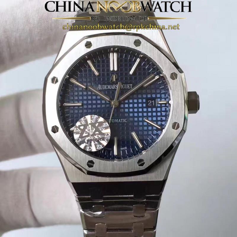 Replica Audemars Piguet Royal Oak 15400 ZX Stainless Steel Blue Dial Swiss 3120