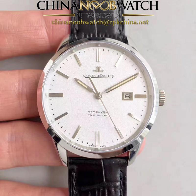 Replica Jaeger-LeCoultre Geophysic True Second 8018420 N Stainless Steel White Dial Swiss Calibre 770