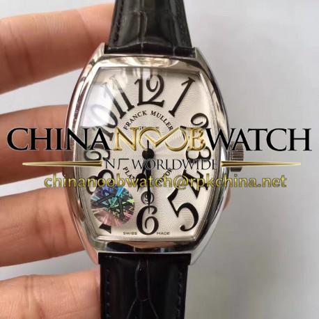 Replica Franck Muller 7880 SC DT Platinum Rotor ZX Stainless Steel White Dial Swiss 2824-2