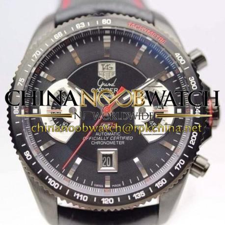 Replica Tag Heuer Grand Carrera Calibre 17 RS2 Titanium Black Dial Swiss 7750