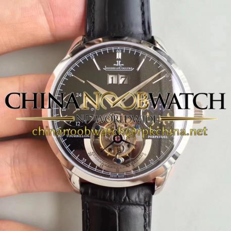 Replica Jaeger-LeCoultre Master Grande Tradition Tourbillon N Stainless Steel Black Dial Swiss Tourbillon