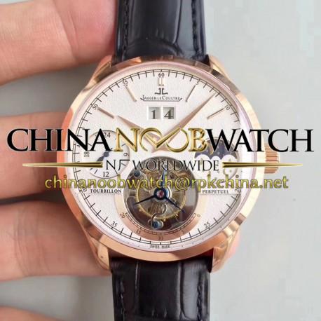 Replica Jaeger-LeCoultre Master Grande Tradition Tourbillon N Rose Gold White Dial Swiss Tourbillon