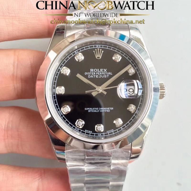 Replica Rolex Datejust II 126300 41MM N Stainless Steel Black Dial Swiss 3235