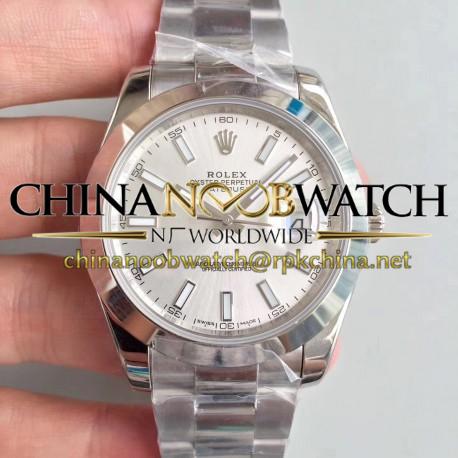 Replica Rolex Datejust II 126300 41MM N Stainless Steel Rhodium Dial Swiss 3235