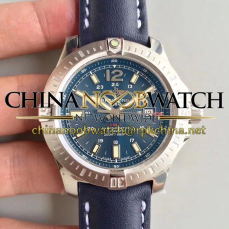 Replica Breitling Colt Automatic 44MM A7438811/C907-105X GF Stainless Steel Blue Dial Swiss 2824-2