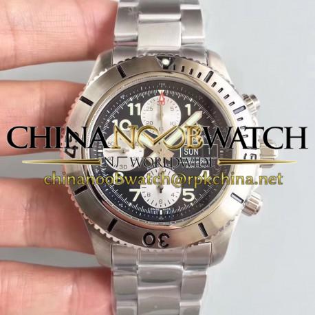 Replica Breitling Superocean Chronograph Steelfish A13341C3/BD19/162A GF Stainless Steel Black Dial Swiss 7750