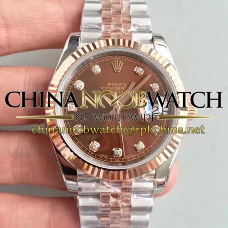 Replica Rolex Datejust II 116333 41MM N Stainless Steel & Rose Gold Chocolate Dial Swiss 3235