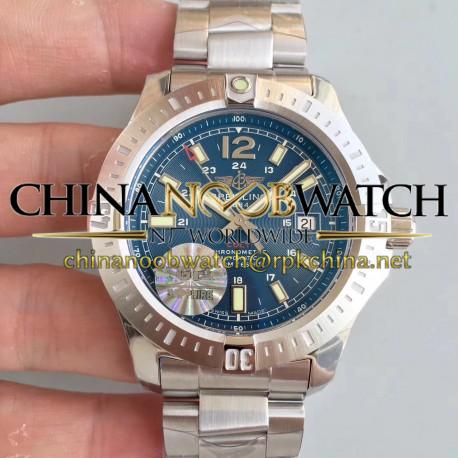 Replica Breitling Colt Automatic 44MM A1738811-C906-173A GF Stainless Steel Blue Dial Swiss 2824-2