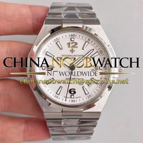 Replica Vacheron Constantin Overseas 47040 JJ Stainless Steel White Dial M9015