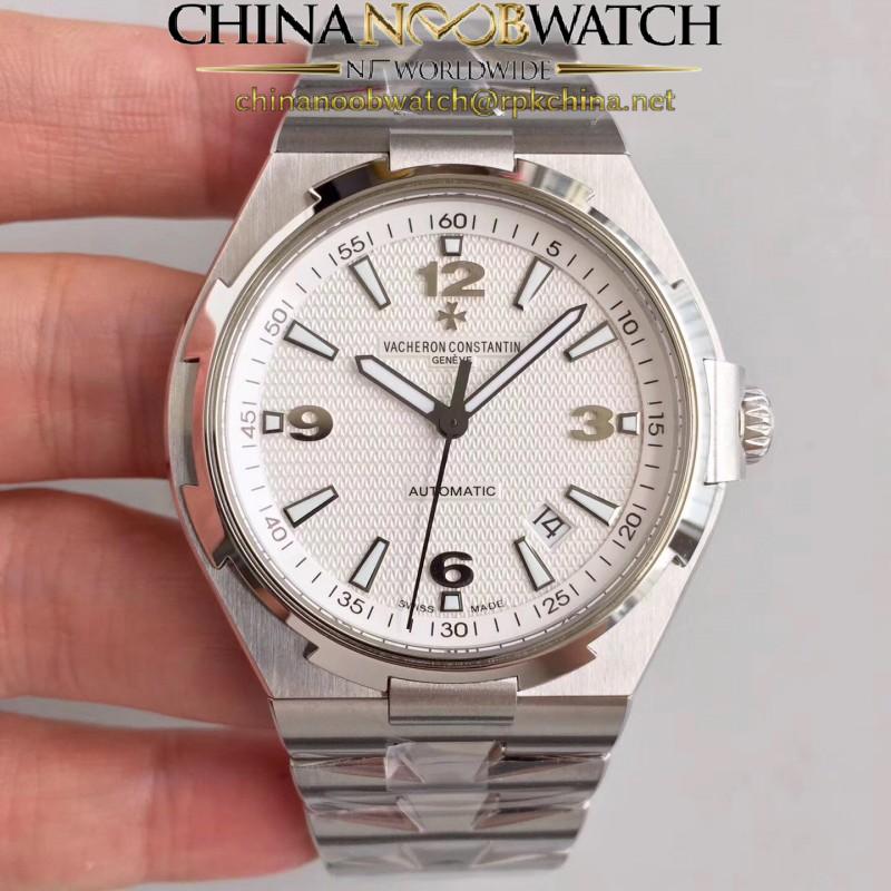 Replica Vacheron Constantin Overseas 47040 JJ Stainless Steel White Dial M9015