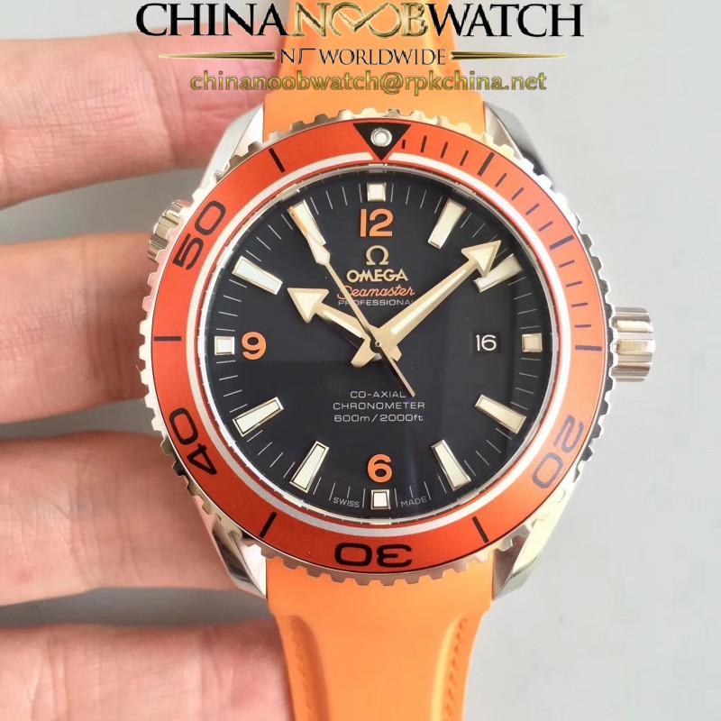 Replica Omega Seamaster Planet Ocean 600M 45.5MM 232.32.46.21.01.001 OM Stainless Steel Black Dial Swiss 8500