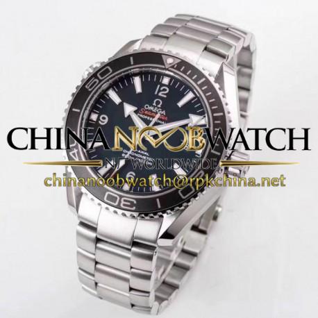 Replica Omega Seamaster Planet Ocean 600M 45.5MM 232.30.46.21.01.001 OM Stainless Steel Black Dial Swiss 8500