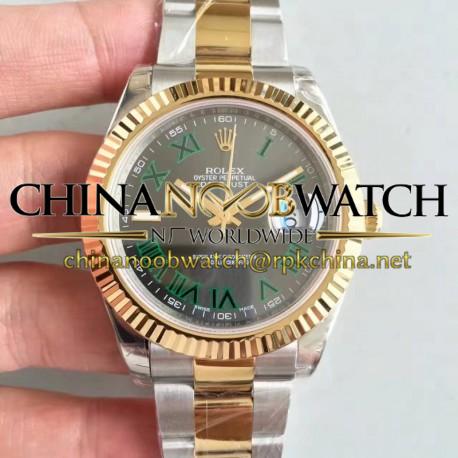 Replica Rolex Datejust II 116333 41MM EW Stainless Steel & Yellow Gold Anthracite Dial Swiss 3136