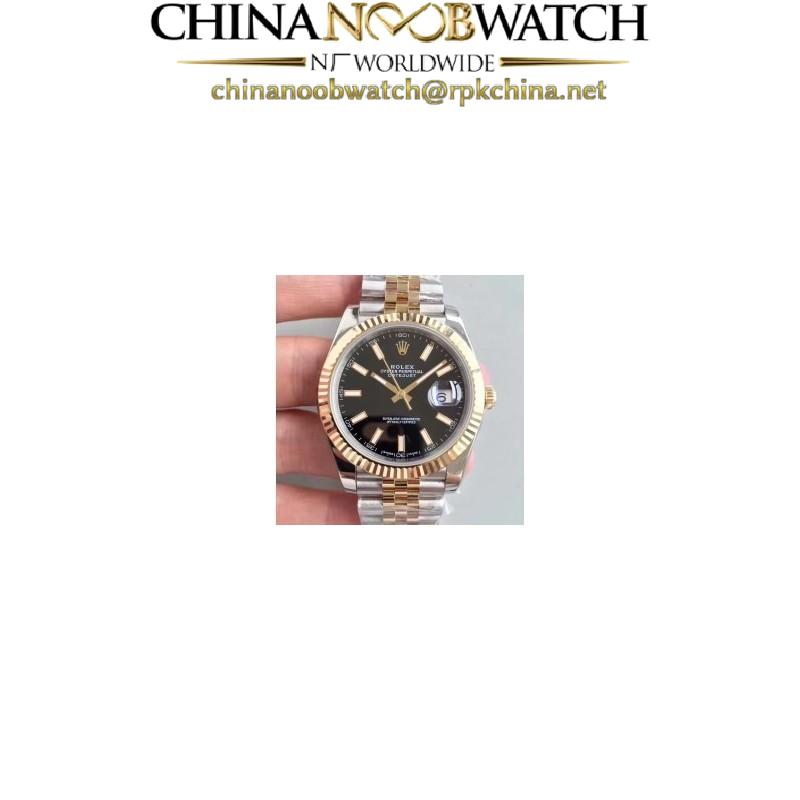 Replica Rolex Datejust II 116333 41MM EW Stainless Steel & Yellow Gold Black Dial Swiss 3136