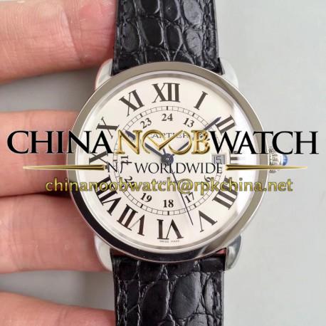 Replica Ronde Solo De Cartier W6701010 42MM ZF Stainless Steel White Dial M9015