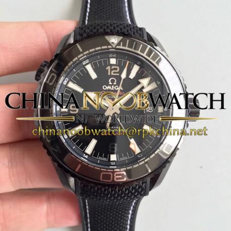 Replica Omega Seamaster Planet Ocean 600M GMT Deep Black 215.92.46.22.01.001 JH PVD Black Dial Swiss 8906