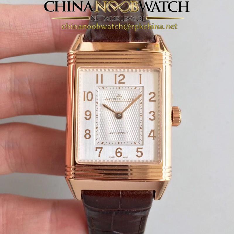 Replica Jaeger-LeCoultre Grande Reverso 986 N Rose Gold White Dial Swiss JLC 986