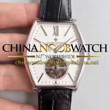 Replica Vacheron Constantin Malte Tourbillon 30130/000R-9754 JF Stainless Steel White Dial Swiss 2795