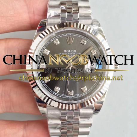 Replica Rolex Datejust II 126334 41MM 2018 EW Stainless Steel Anthracite Dial Swiss 3235