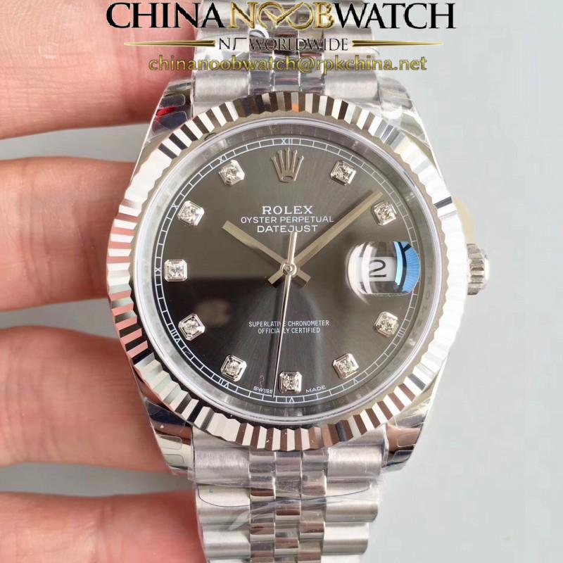 Replica Rolex Datejust II 126334 41MM 2018 EW Stainless Steel Anthracite Dial Swiss 3235