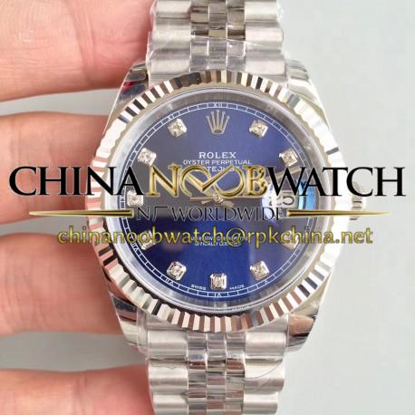 Replica Rolex Datejust II 126334 41MM 2018 EW Stainless Steel Blue Dial Swiss 3235