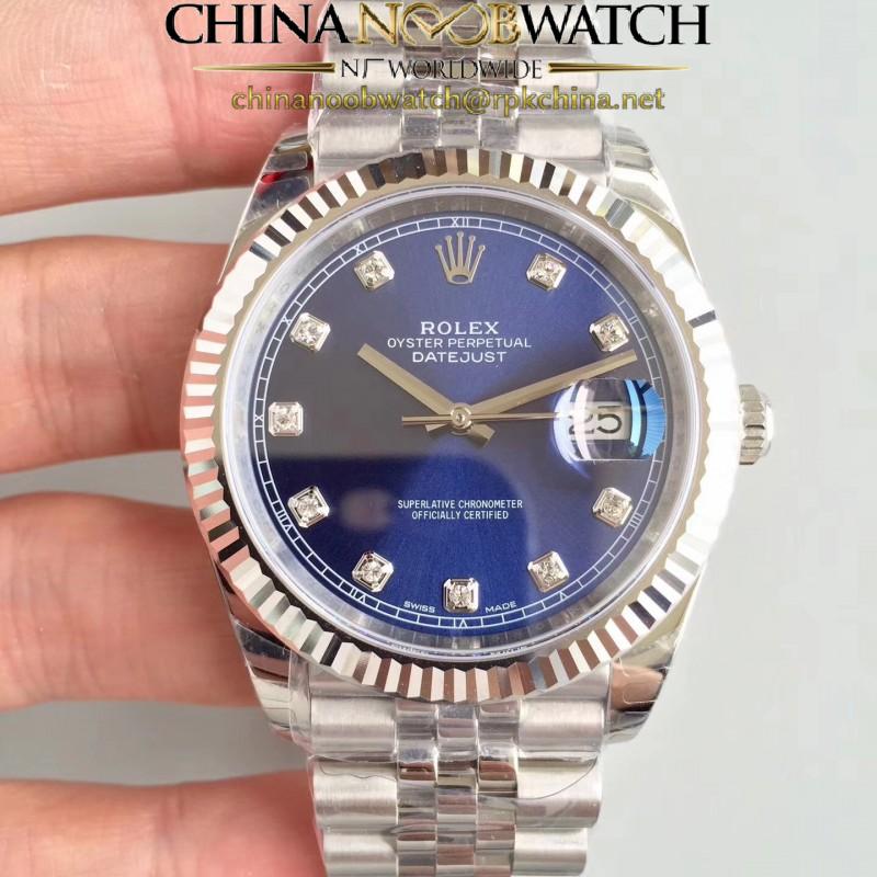 Replica Rolex Datejust II 126334 41MM 2018 EW Stainless Steel Blue Dial Swiss 3235