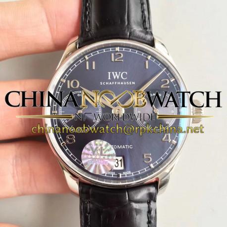 Replica IWC Portugieser IW500703 YL Stainless Steel Black Dial Swiss 52010