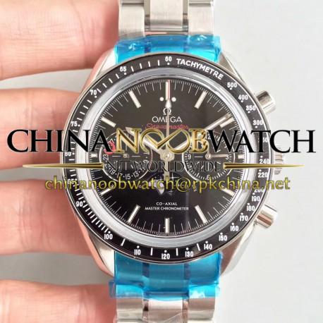 Replica Omega Speedmaster Moonwatch Moonphase Chronograph 304.30.44.52.01.001 BF Stainless Steel Black Dial Swiss 9300