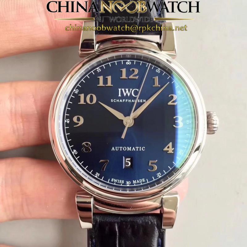 Replica IWC Da Vinci Automatic IW356601 TW Stainless Steel Blue Dial Swiss 2892