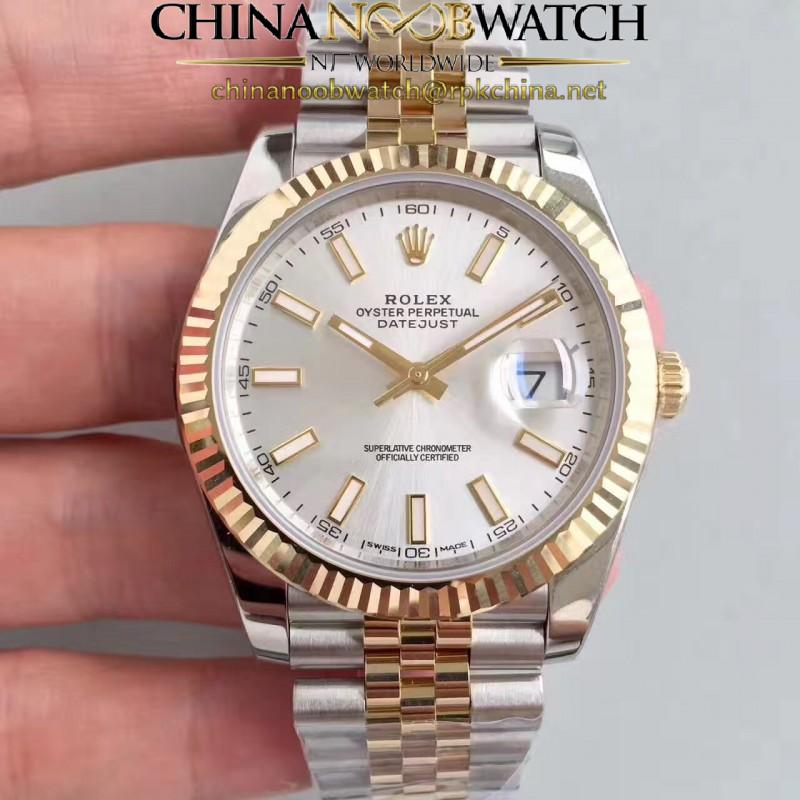 Replica Rolex Datejust II 116333 41MM EW Stainless Steel & Yellow Gold Rhodium Dial Swiss 3136