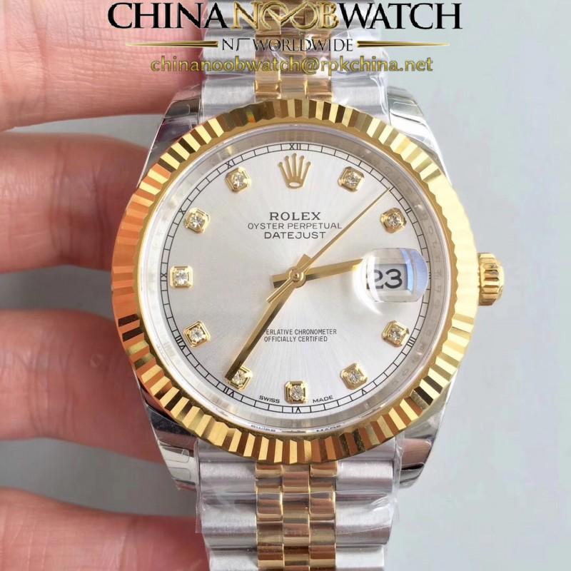 Replica Rolex Datejust II 116333 41MM EW Stainless Steel & Yellow Gold Rhodium Dial Swiss 3136