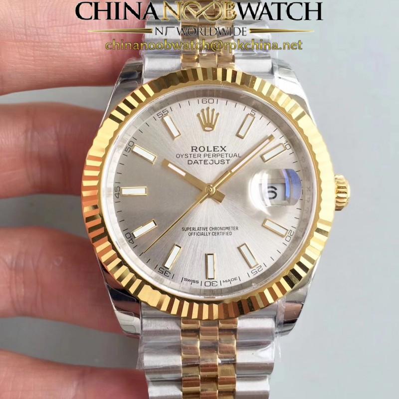 Replica Rolex Datejust II 116333 41MM EW Stainless Steel & Yellow Gold Rhodium Dial Swiss 3136