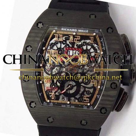 Replica Richard Mille RM011-FM Felipe Massa Chronograph Forged Carbon Gold Dial Swiss 7750