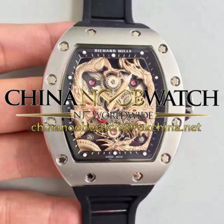 Replica Richard Mille RM57-01 Jackie Chan Stainless Steel Rose Gold Dial M9015