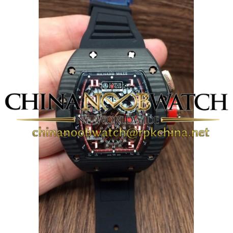 Replica Richard Mille RM011-FM Felipe Massa Chronograph Forged Carbon Red Dial Swiss 7750