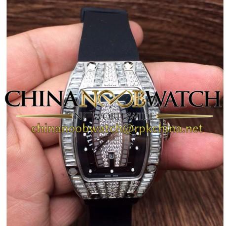 Replica Richard Mille RM007 Lady Stainless Steel Diamonds Dial M6T51