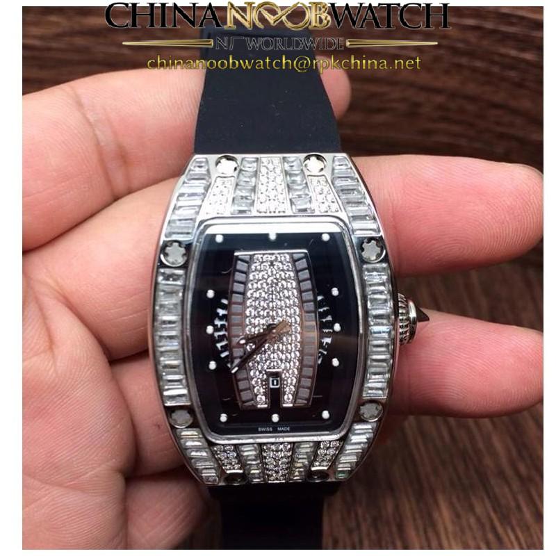 Replica Richard Mille RM007 Lady Stainless Steel Diamonds Dial M6T51