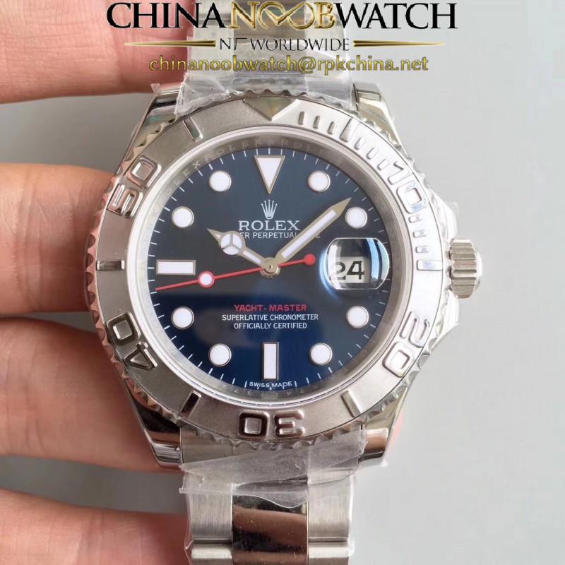 Replica Rolex Yacht-Master 40 116622 JF Stainless Steel Blue Dial Swiss 2836-2