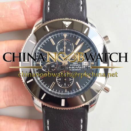 Replica Breitling Superocean Heritage II Chronograph 46 A1332024/B908/441X N Stainless Steel Black Dial Swiss 7750