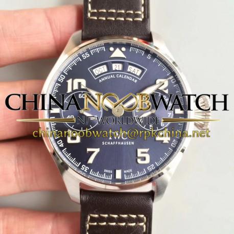 Replica IWC Big Pilot Annual Calendar Edition 150 Years IW502708 N Stainless Steel Blue Dial Swiss 52850