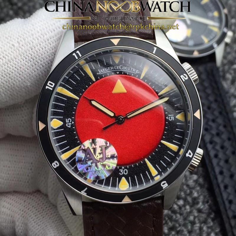 Replica Jaeger-LeCoultre Memovox Tribute to Deep Sea Special Version 2013 Q2028470 AJ Stainless Steel Red Dial M9015