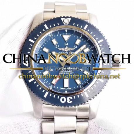 Replica Breitling Superocean 44 Special Mariner Blue Y1739316/C959/162A GF Stainless Steel Blue Dial Swiss 2824-2