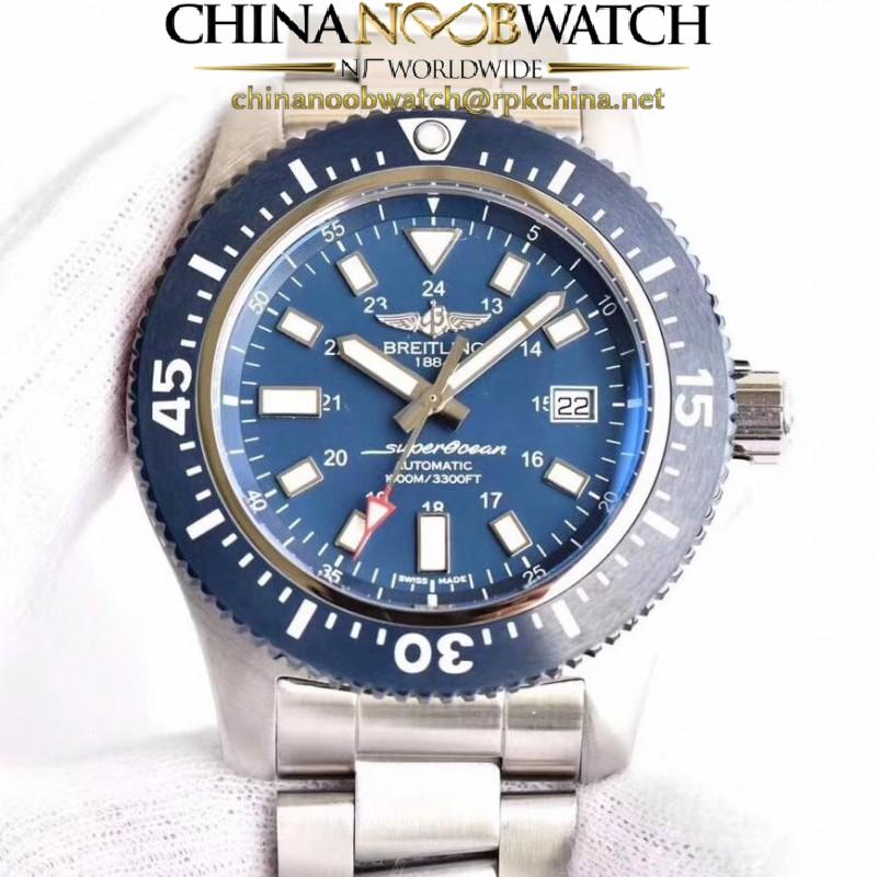 Replica Breitling Superocean 44 Special Mariner Blue Y1739316/C959/162A GF Stainless Steel Blue Dial Swiss 2824-2