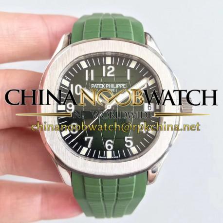 Replica Patek Philippe Aquanaut Jumbo 5167A MP Stainless Steel Green Dial Swiss 324SC