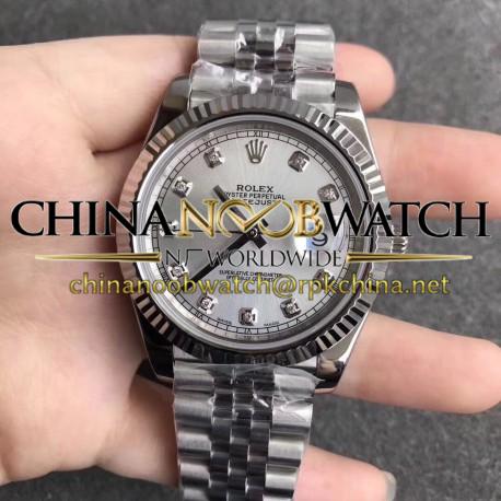 Replica Rolex Datejust II 126334 41MM N Stainless Steel Rhodium Dial Swiss 3235