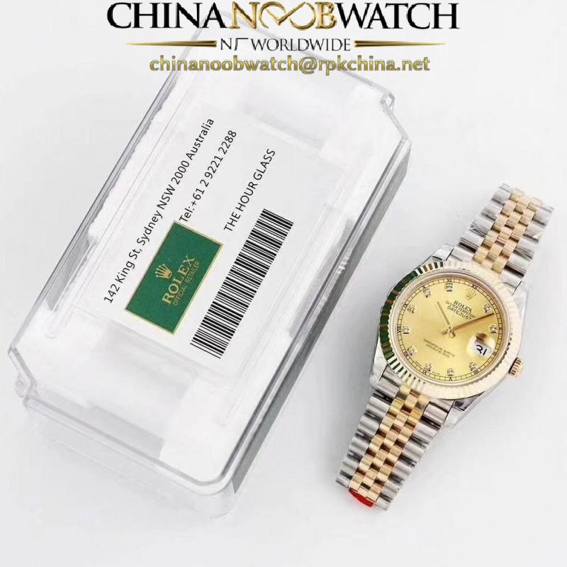 Replica Rolex Datejust II 116333 41MM GM Stainless Steel & Yellow Gold Champagne Dial Swiss 3235