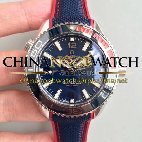 Replica Omega Seamaster Planet Ocean 600M Pyeongchang 2018 522.32.44.21.03.001 OM Stainless Steel Blue Dial Swiss 8900