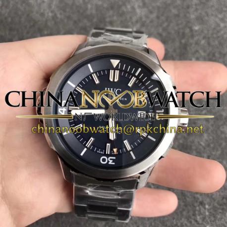 Replica IWC Aquatimer Jacques-Yves Cousteau IW329005 V6 V2 Stainless Steel Blue Dial M9015