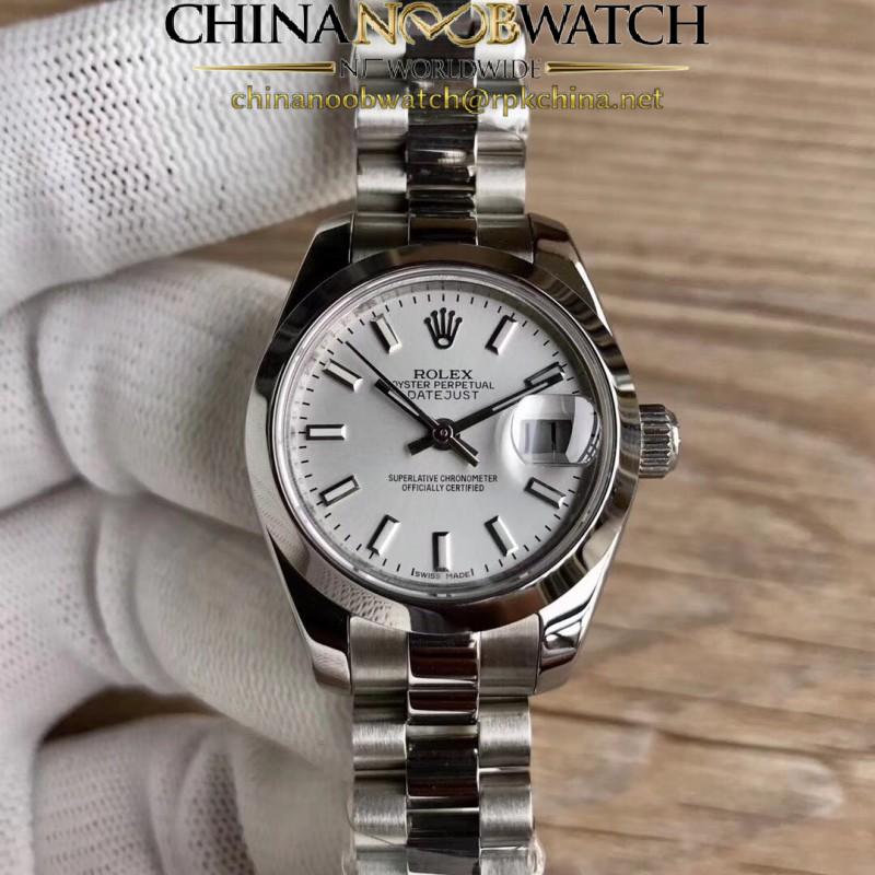 Replica Rolex Lady Datejust 28 279160 28MM WF Stainless Steel Silver Dial Swiss 2671