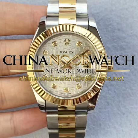 Replica Rolex Datejust II 126333 41MM N Stainless Steel & Yellow Gold Silver Dial Swiss 2836-2